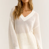 Kiami Crochet Sweater- White